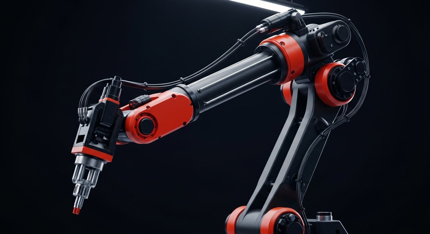 Foundation Kinetics humanoid assembly facility — robotic platforms in various stages of integration